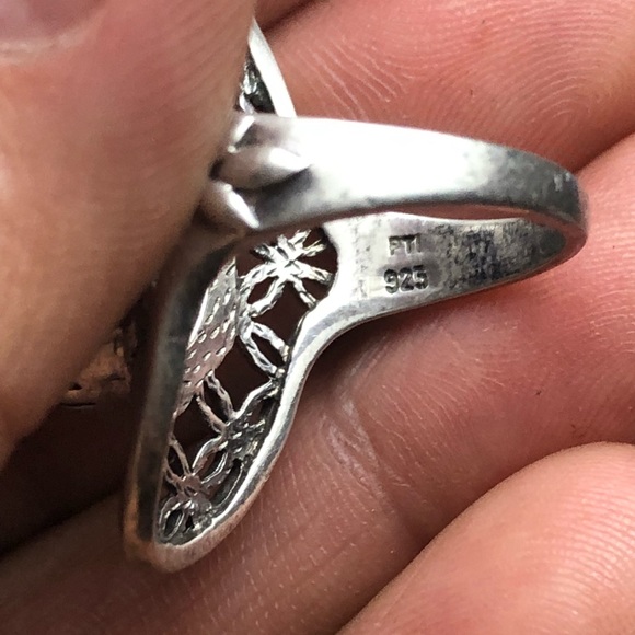 Lapis Lazuli sterling silver ring - Picture 5 of 7